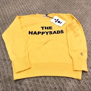 Bobo Choses 6-7Y “HappySads” Yellow Sweater